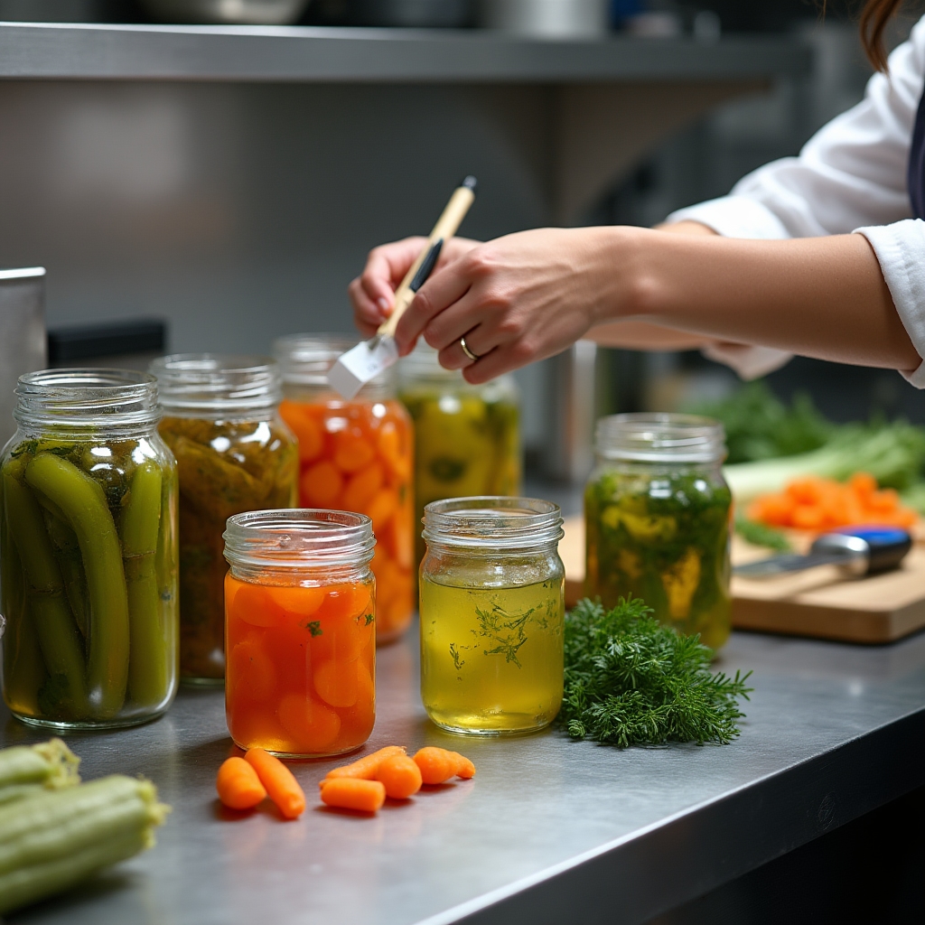 Tehnici de conservare alimente bucătărie profesională